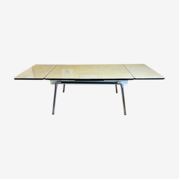 Yellow formica table