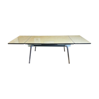 Yellow formica table