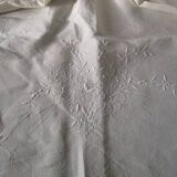 Old sheet 320x230cm - embroidered back