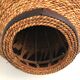 Large basket in vintage wicker rattan