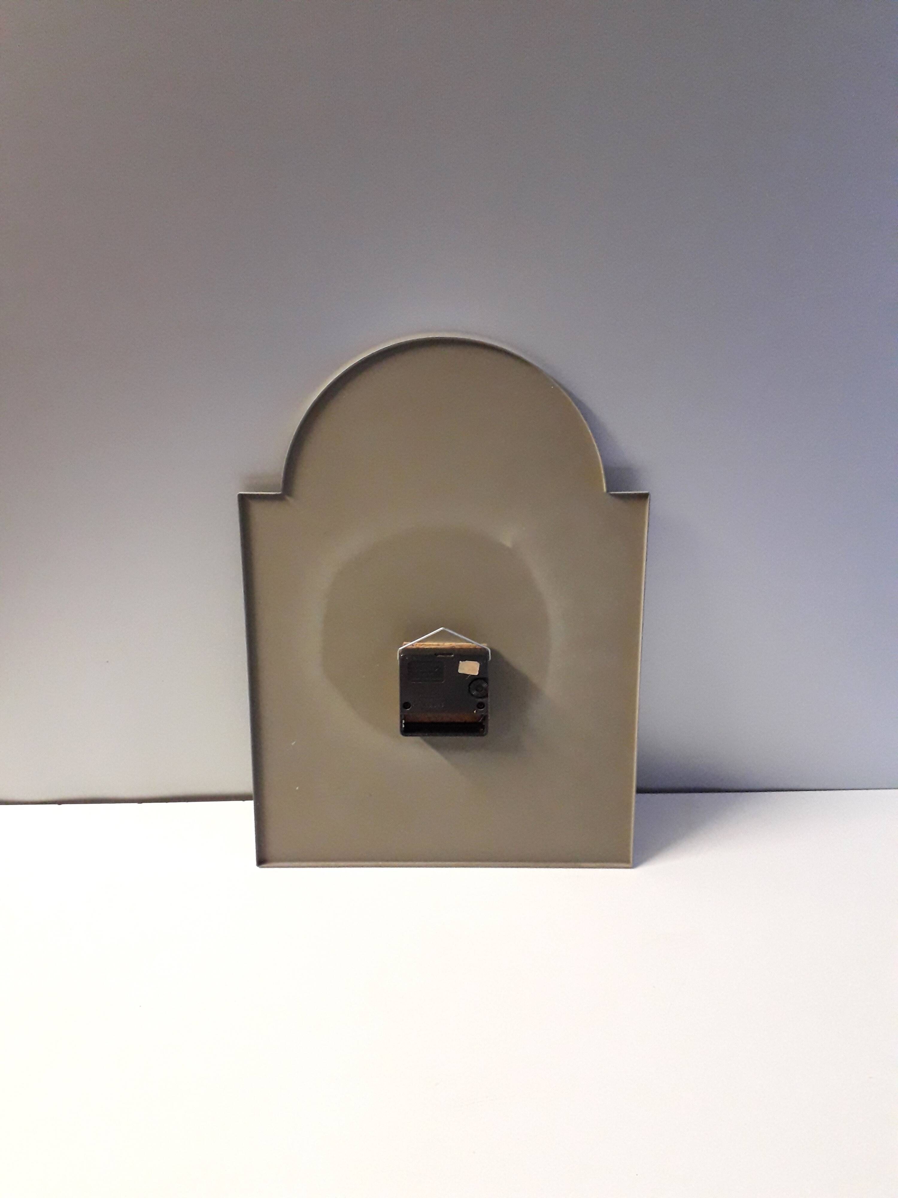 Vintage wall clock - JAZ - metal - 1960-70