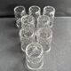 8 verres gobelets Baccarat Chauny
