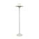 White metal floor lamp, Danish Modern, 1970s