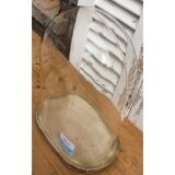 Oval glass globe 27 cm high