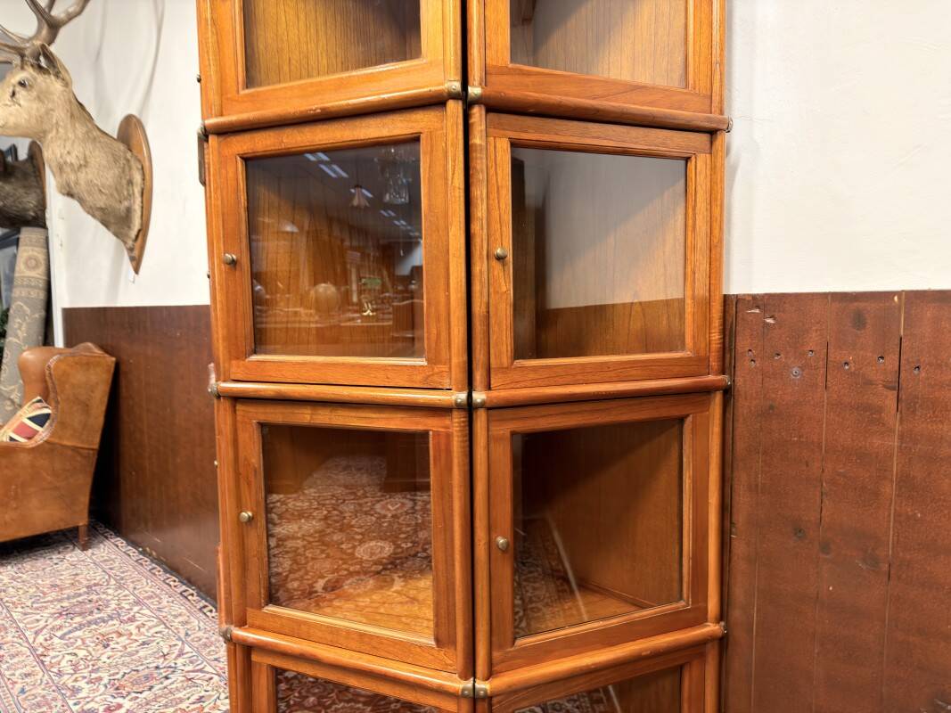 Original Globe Wernicke English Bookcase Half Round