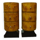 Commodes style Louis XV trois tiroirs