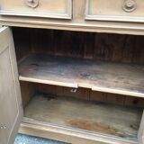 Buffet bas sapin rustique vintage
