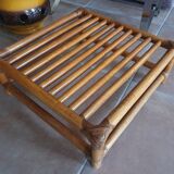 Bamboo luggage rack coffee table