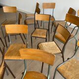 20 vintage mismatched school chairs
