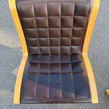 AX chairs attributed to Peter Hvidt & Orla Mölgaard, attributed to Fritz Hasen, 1978, set of 2