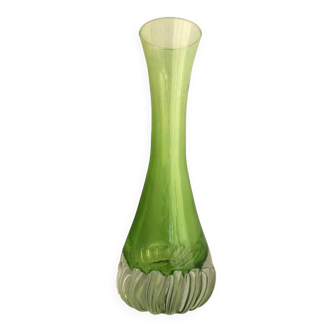 Blown glass vase