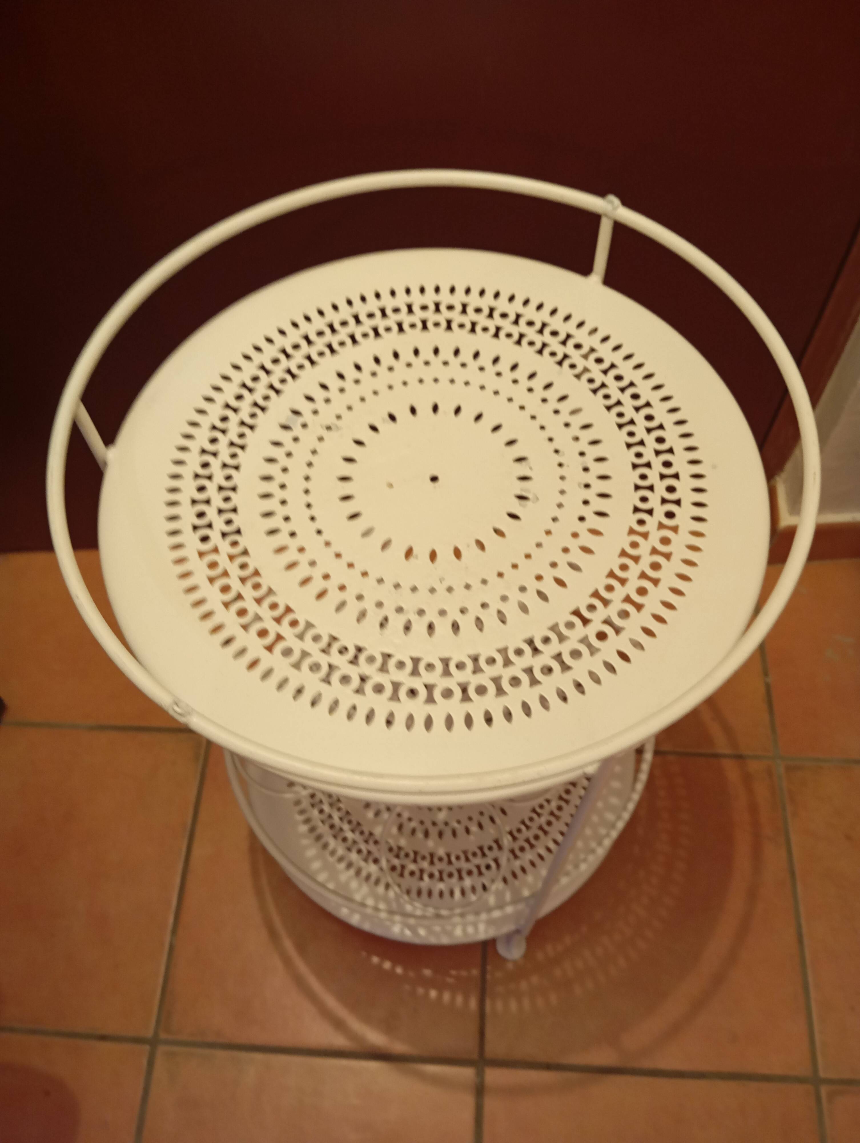 Wrought iron bar desk