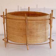 Vintage rattan lamp 1950