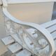 Garden bench signed Godin cast iron bourgeois house