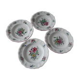 Set of 4 hollow plates Luneville
