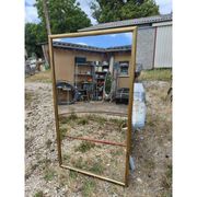 Grand miroir début 20ème bois et stuc doré