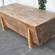 Coffre vintage en bois brut