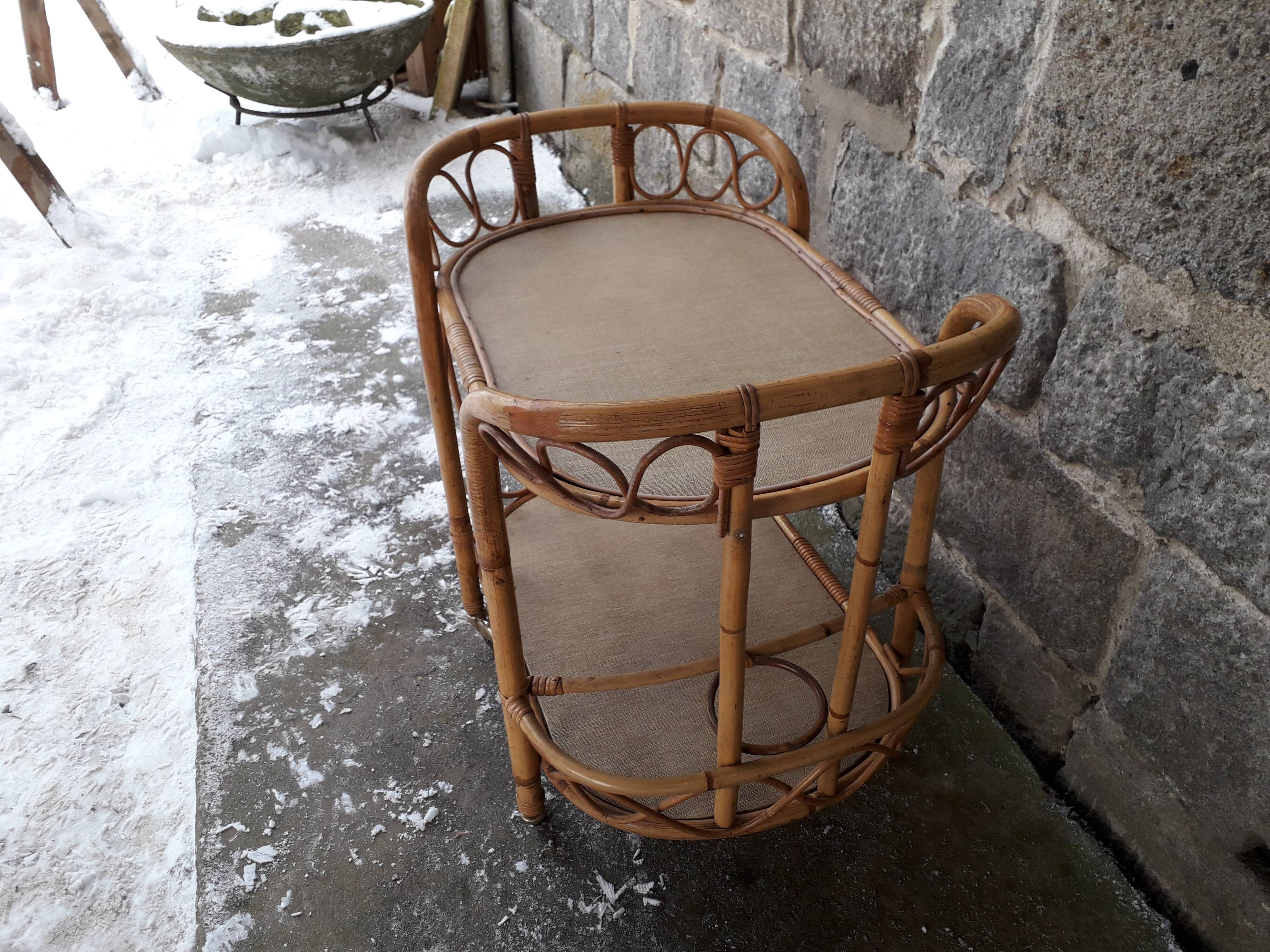 Rattan roller dessert