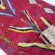 Handmade red moroccan berber rug 300 x 200 cm