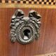 Louis XVI style chest of drawers with pink marble top