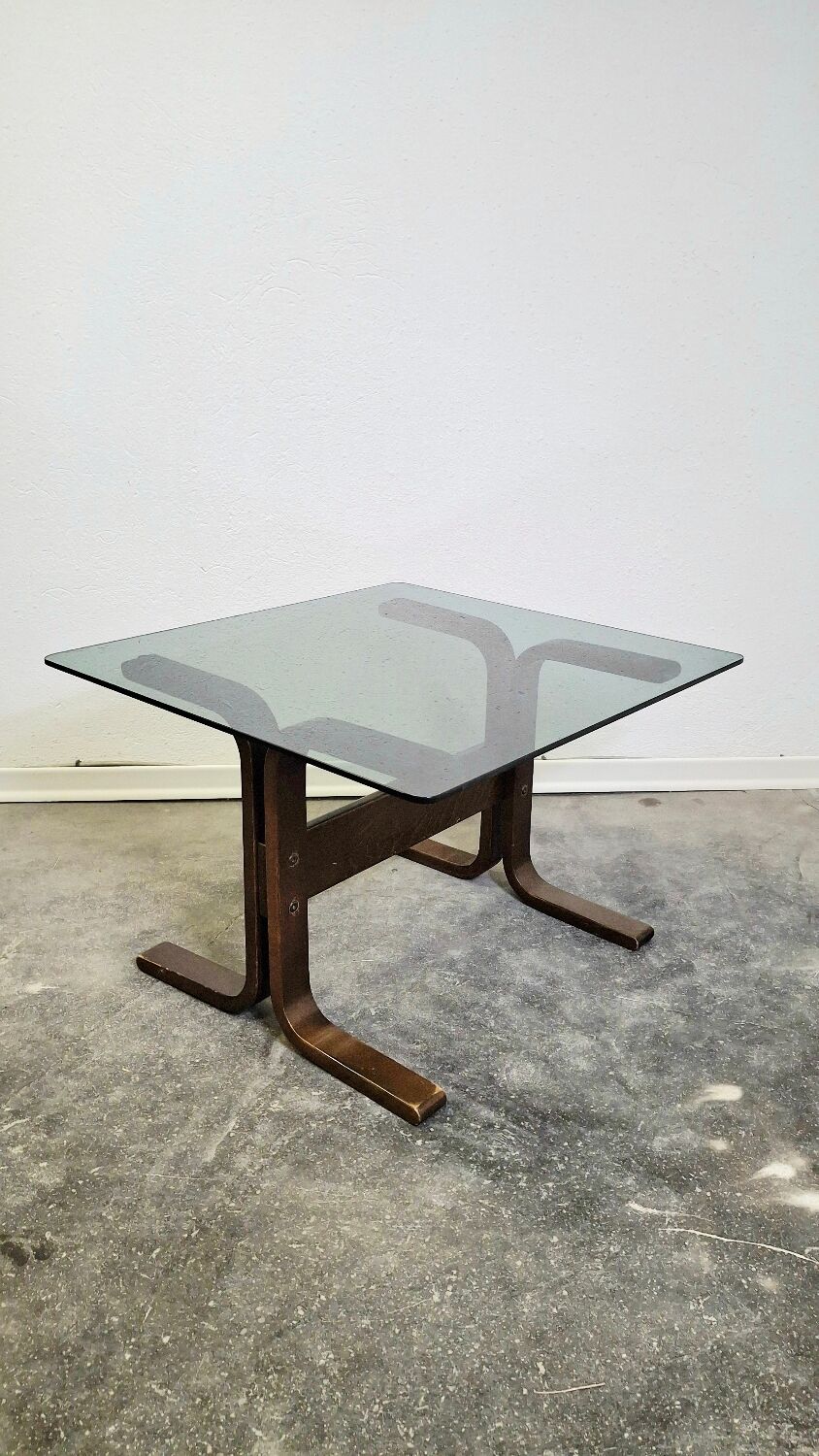 70s Siesta Glass Side Table