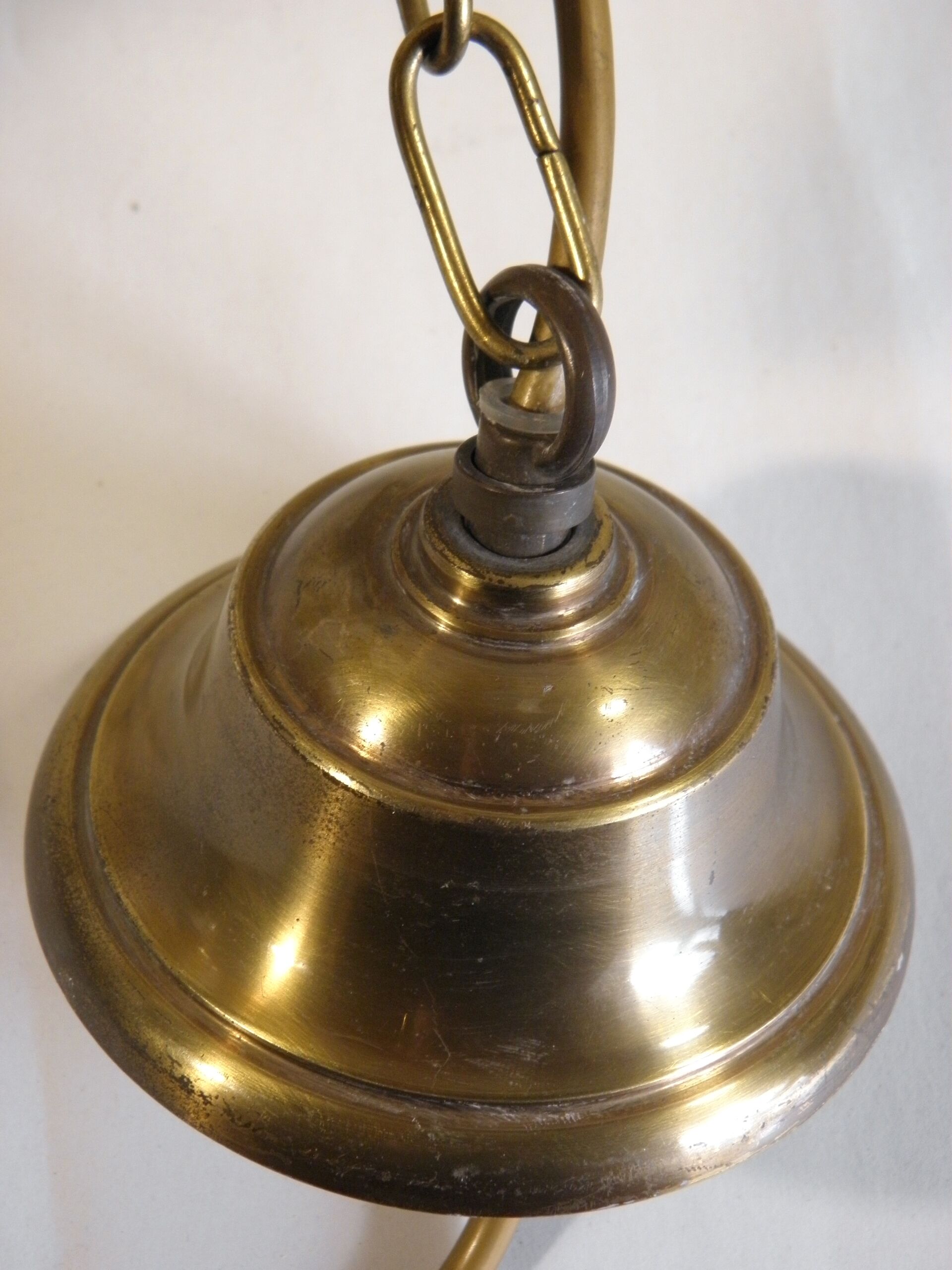 Luster "foliage" brass and gold metal 1970