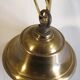 Luster "foliage" brass and gold metal 1970