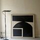 Large contemporary painting unique piece mixed media signed Hubert Mardi