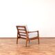 Fauteuil lounge Mid-Century par Illum Wikkelsø, années 1960.