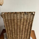 Vintage rattan mail holder