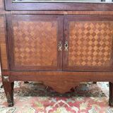 Vitreine de style Transition en marqueterie