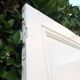Communication door H219.5xL80cm, old panelled and moulded.