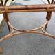 Bamboo and rattan side table, 1950s-1960s