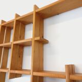 Vintage pine wall shelf, from the 80s
