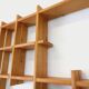 Vintage pine wall shelf, from the 80s