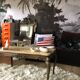 Table basse marbre et or