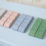 10 Ceramic Art Deco knife holders