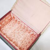 Art Deco jewelry box in beveled glass