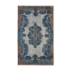 Tapis bleu années 1970 163 cm x 267 cm