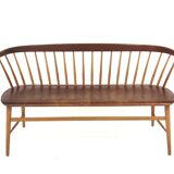 Scandinavian bench "Florett model 150" in teak, Wigells brothers, Sweden, 1950