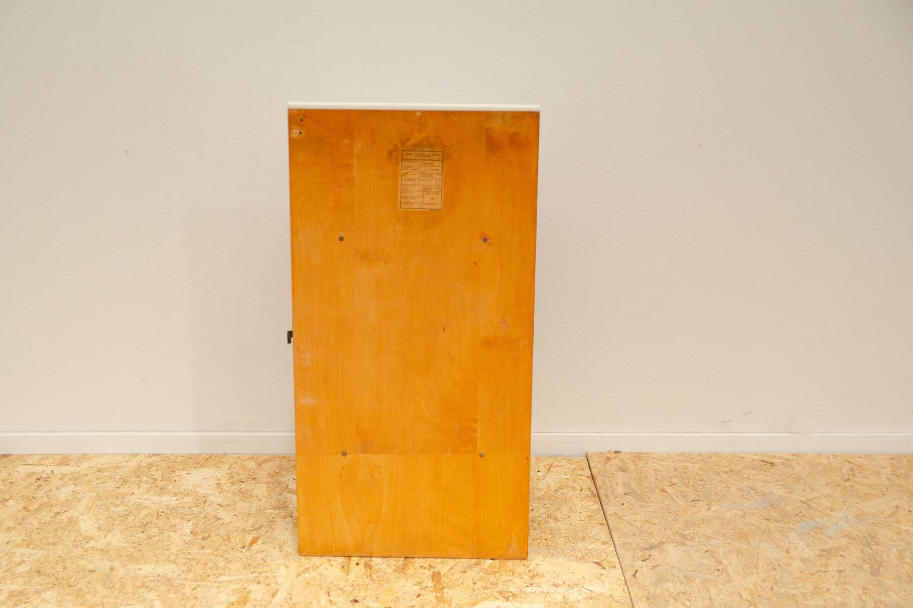 Table de nuit du milieu du siècle entièrement rénovée par Mojmír Požár, années 1960, Tchécoslovaquie