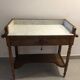 Table de toilette dessus marbre