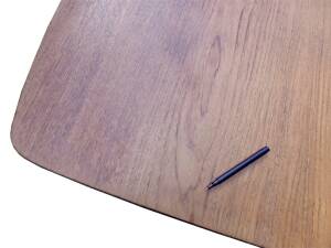 Vintage Scandinavian extendable dining table in teak from the 1950s.