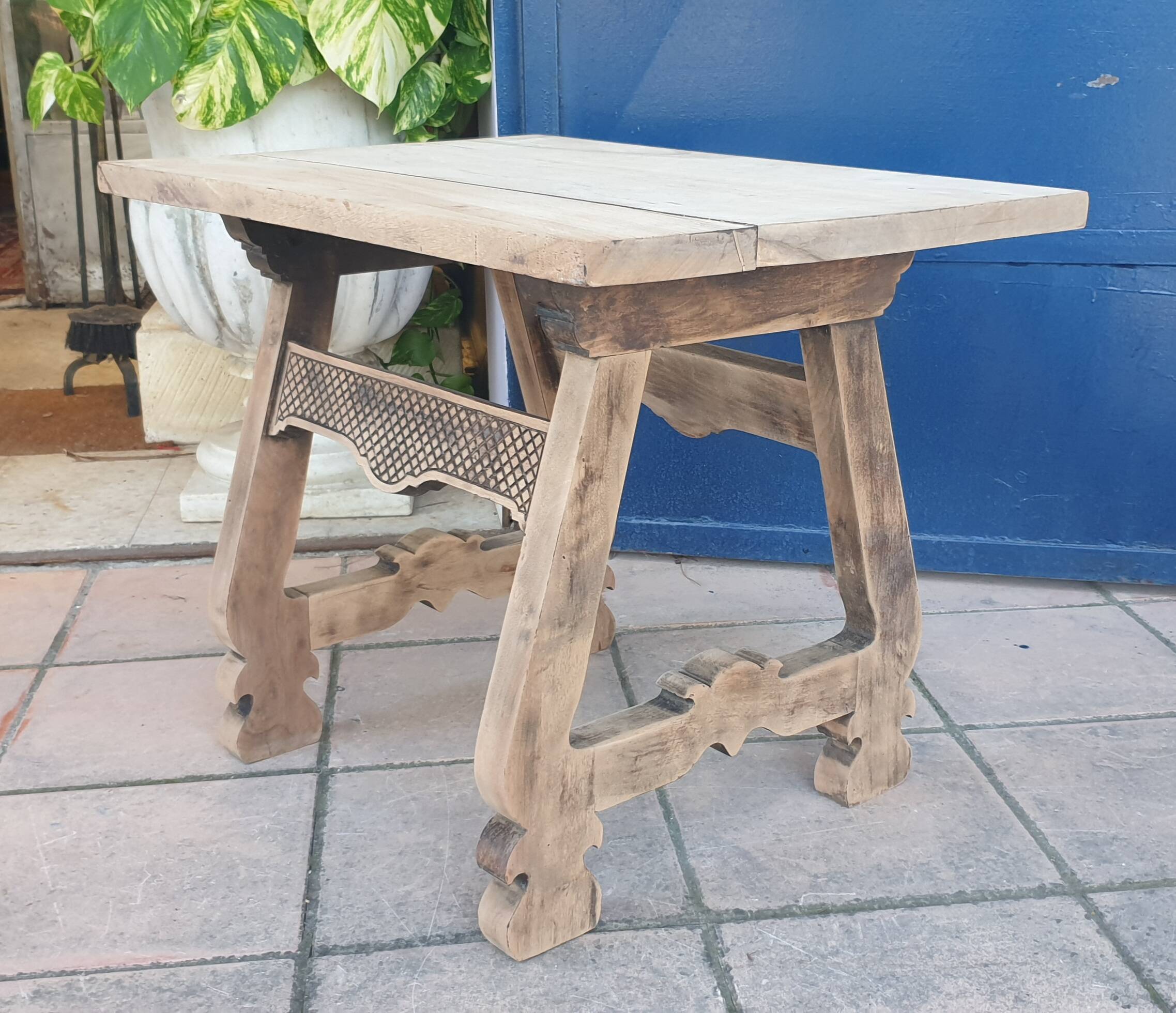 Natural wood coffee table