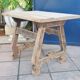 Natural wood coffee table