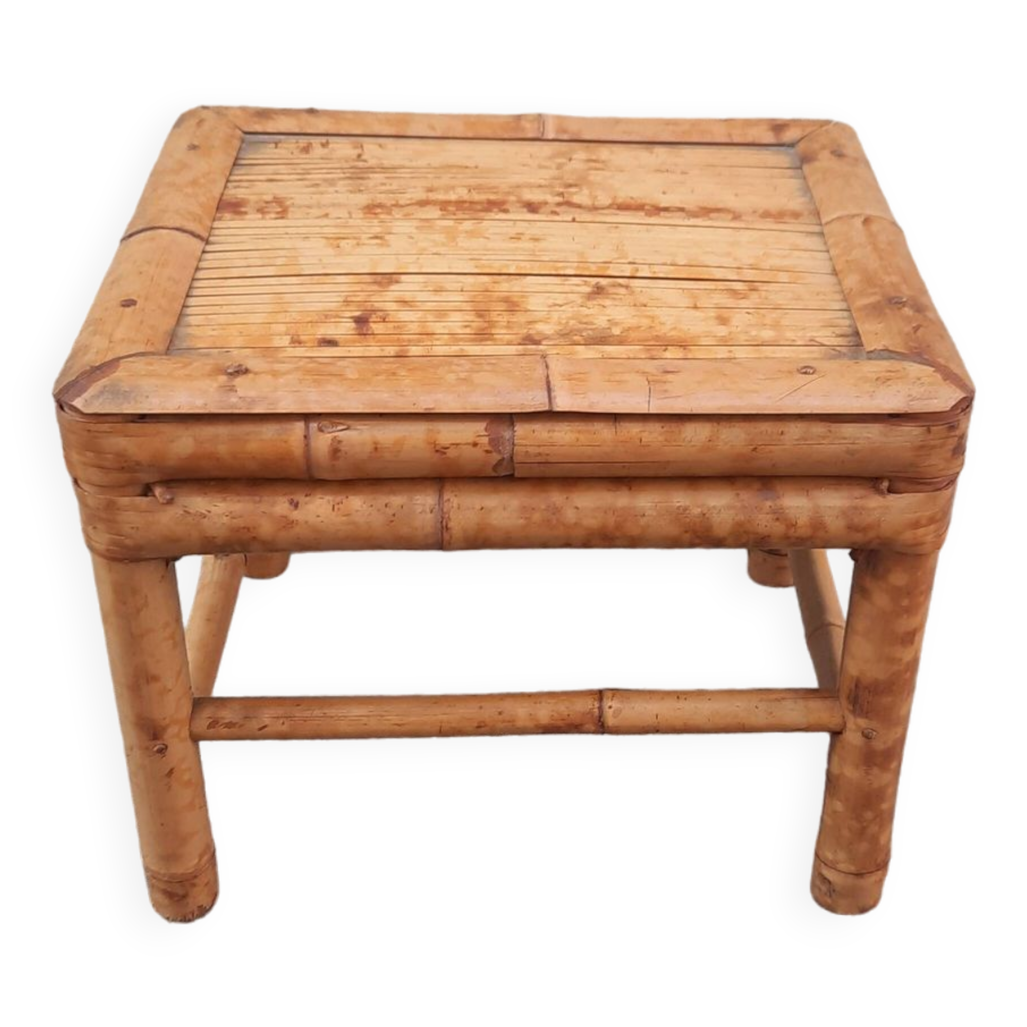 Small bamboo table