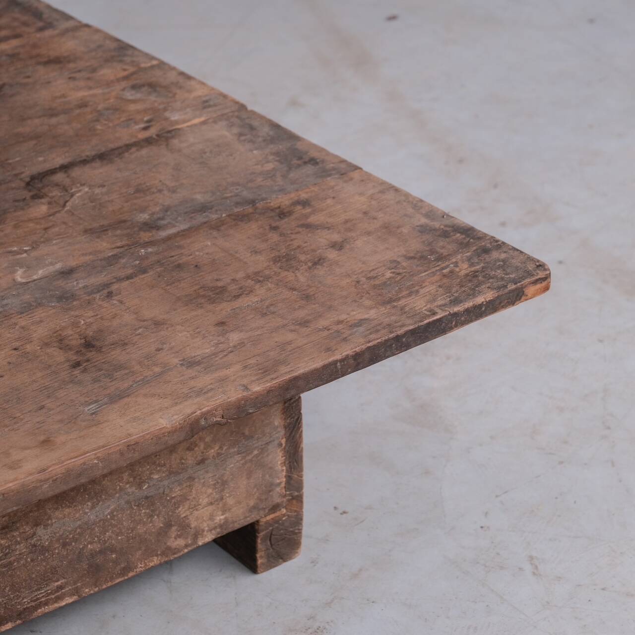 Low Antique Wooden French Coffee Table