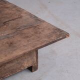 Table basse française antique en bois