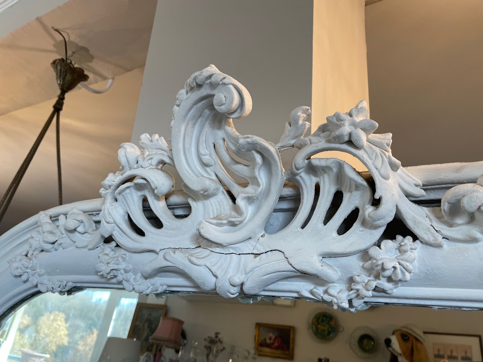 Painted mirror 138x185cm