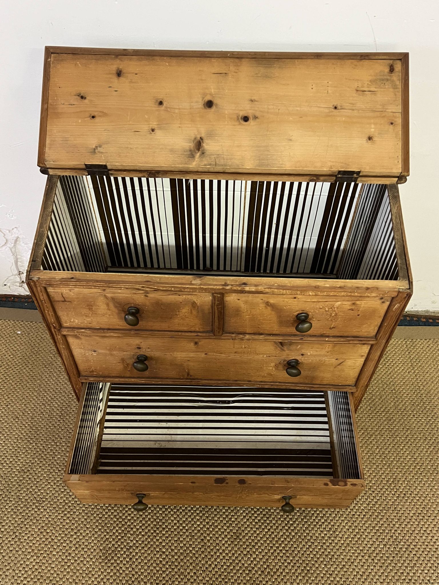 Vintage bar chest of drawers